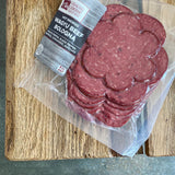 Hot Smoked Wagyu Beef Bologna - Sliced
