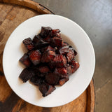 Jowl Bacon "Burnt Ends" with Ube
