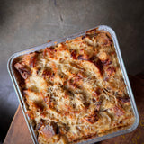 Indiana Iberico Pancetta Savory Bread Pudding