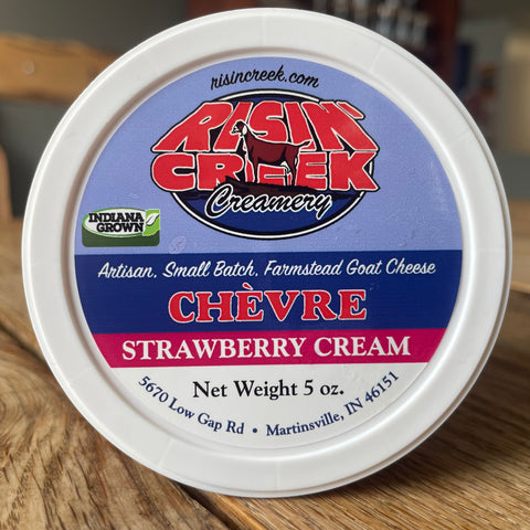 Strawberry Chevre by Risin' Creek Creamery