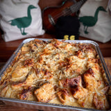 Indiana Iberico Pancetta Savory Bread Pudding