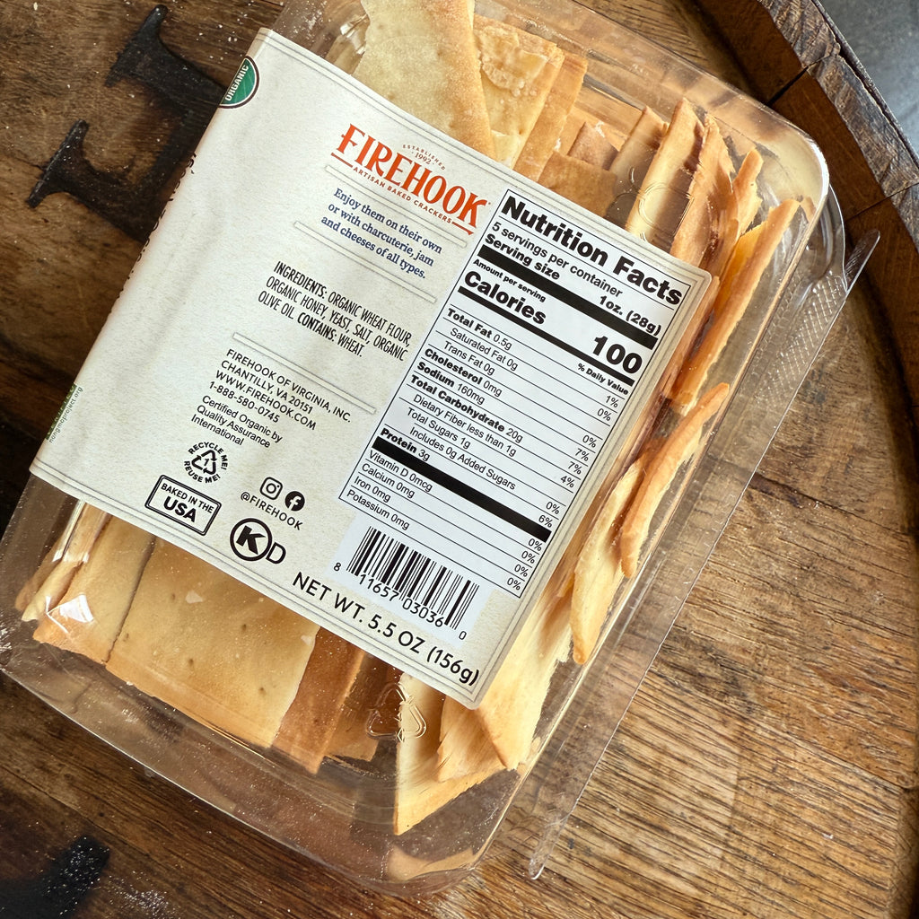 Firehook Flatbread Firehook Sea Salt & Olive Oil Flatbread – Smoking Goose