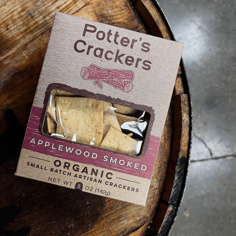 Applewood Smoked Crackers by Potter's Organic