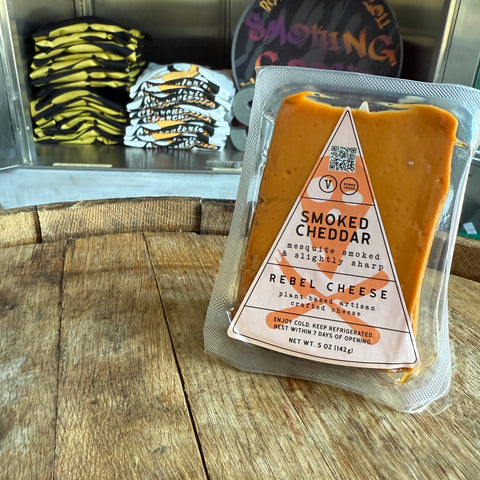 Smoked Vegan "Cheddar" by Rebel Cheese