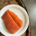 Local Gin + Chioggia Beet Cured Salmon