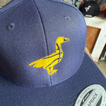 Flat Bill Hat: Pacers Gold Goose