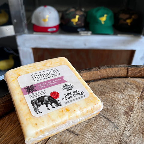 Spicy Sriracha Jack Cheese by Kindred Creamery