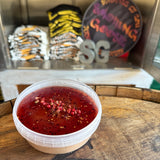 Rabbit Rillette with Amaretto Mulberry Gelée