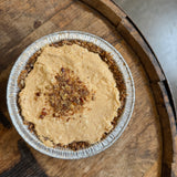 Maple-Pecan Pumpkin Cheesecake with Candied Jowl Bacon