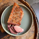Double-Lobe! 2x Smoked Magret Duck Breasts with Orange-Saffron Glaze