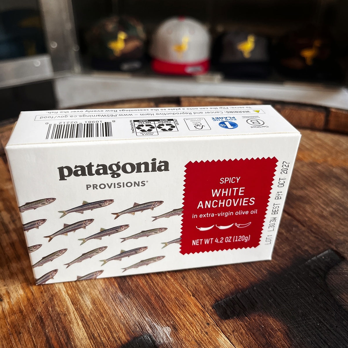 Spicy White Anchovies by Patagonia – Smoking Goose