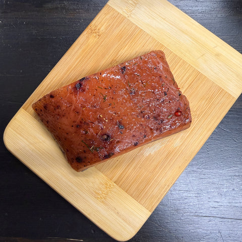 Blueberry Rooibos Cold-Smoked Salmon