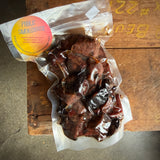 Wagyu Beef Bologna "Burnt Ends" with Shoup's BBQ Sauce
