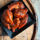 Smoked Chicken Wings with Honey 'Nduja Glaze