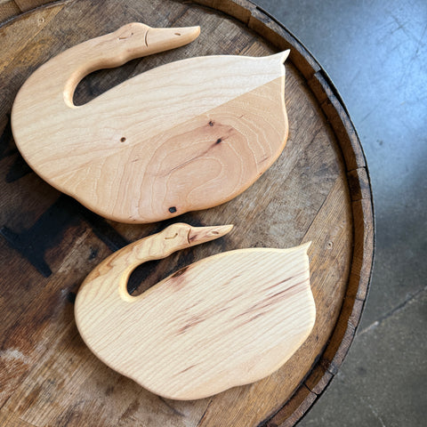 “Sleeping Goose” Hickory Serving Board