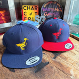 Flat Bill Hat: Fever Red Goose