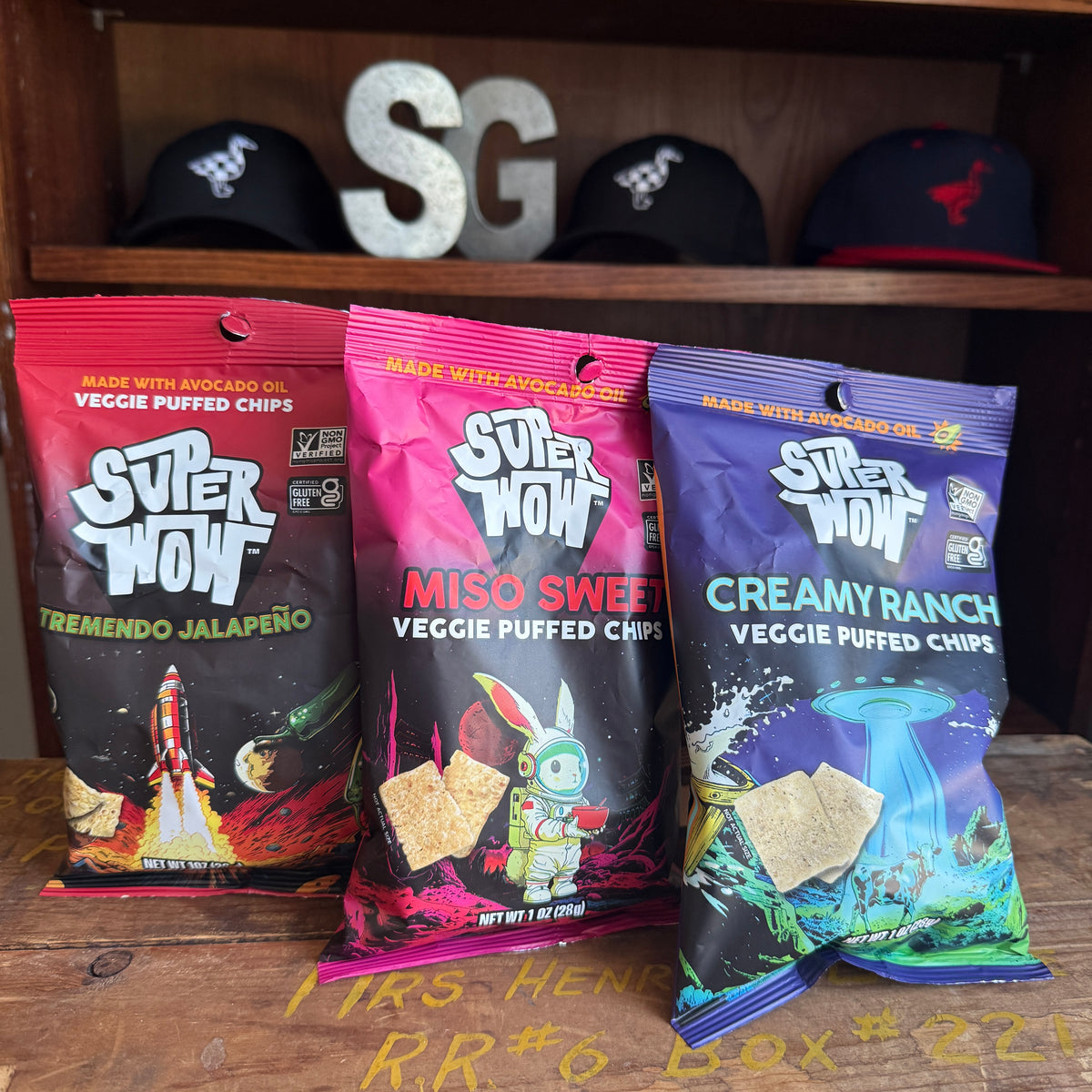 SuperWow Veggie Puffed Chips – Smoking Goose