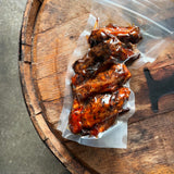 Smoked Chicken Wings with Honey 'Nduja Glaze