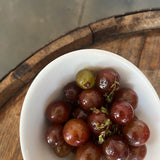 Smoked Grapes with Honey Balsamic Glaze