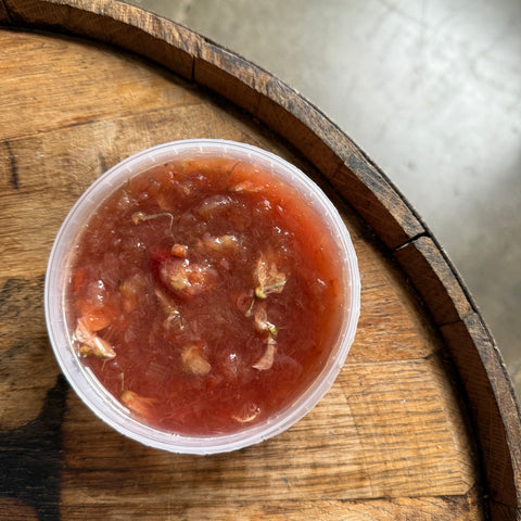 Strawberry-Rhubarb Preserves w/ Foraged Herbs