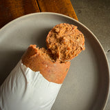 Seasoned Ground Black Angus Beef w/ 'Nduja, Mustard, Garlic