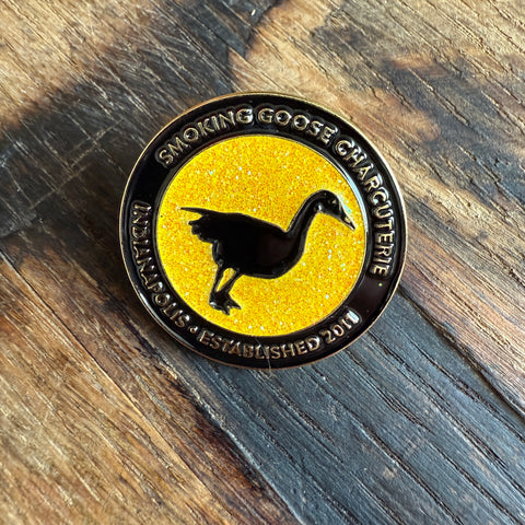 Glitter Goose Pin