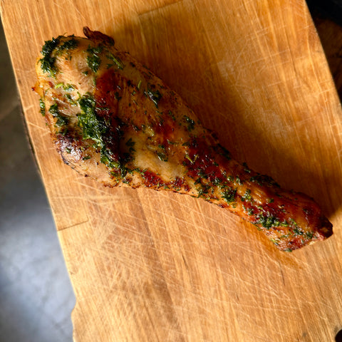 Jumbo Smoked Turkey Leg with Sundried Tomato Pesto