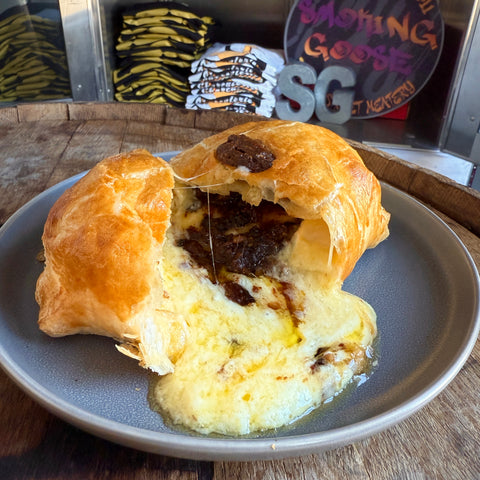 Stuffed Trillium Brie en Croûte