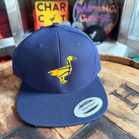 Flat Bill Hat: Pacers Gold Goose