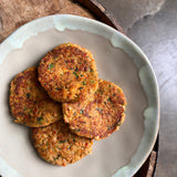 Smoked Salmon + Octopus Cakes
