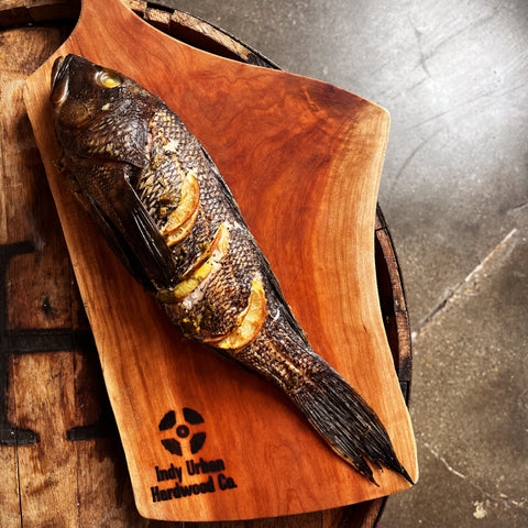 Whole Smoked Black Bass with Ponzu + Lime