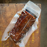 Smoked Baby Back Ribs with Cranberry-Gin Glaze