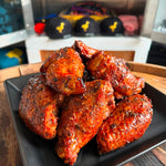 Smoked Chicken Wings with Sprecher's Root Beer BBQ Glaze