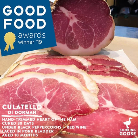 Culatello di Dorman Dry Cured Ham - Sliced
