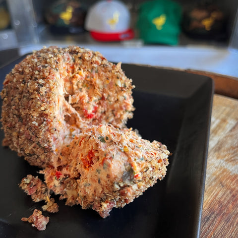 Autumn Harvest Cheese Ball with Salame