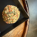 Smoked Poblano + Sweet Potato Cheeseball