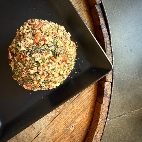 Smoked Poblano + Sweet Potato Cheeseball