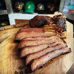 Smoked Beef Brisket with Guajillo-Pear Glaze