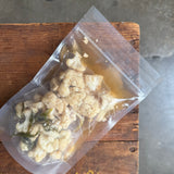 Horseradish Dill Pickled Cauliflower