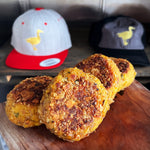Smoked Fish Cakes with Chimichurri