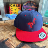 Flat Bill Hat: Fever Red Goose