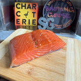 Spruce Tip and Ginger Cured Salmon