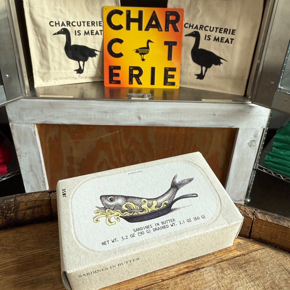 Sardines in Azores Butter by Jose Gourmet – Smoking Goose