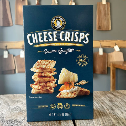 Sesame Gruyere Cheese Crisps