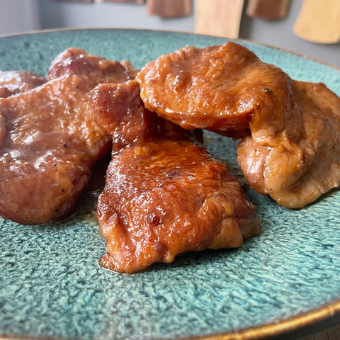Sweet & Sticky Smoked Boneless Chicken Thighs