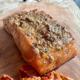 Smoked Salmon with Sundried Tomato Pesto