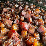 Jowl Bacon "Burnt Ends" with Cherry + Apple Butter Glaze