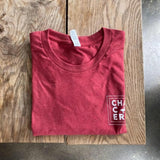 T-Shirt: Golden Goose in Heather Red