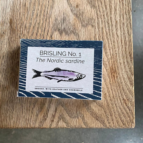 Smoked Sea Brisling w/ Heather & Chamomile