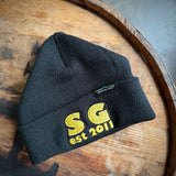 Black Beanie w/Gold SG Lettering